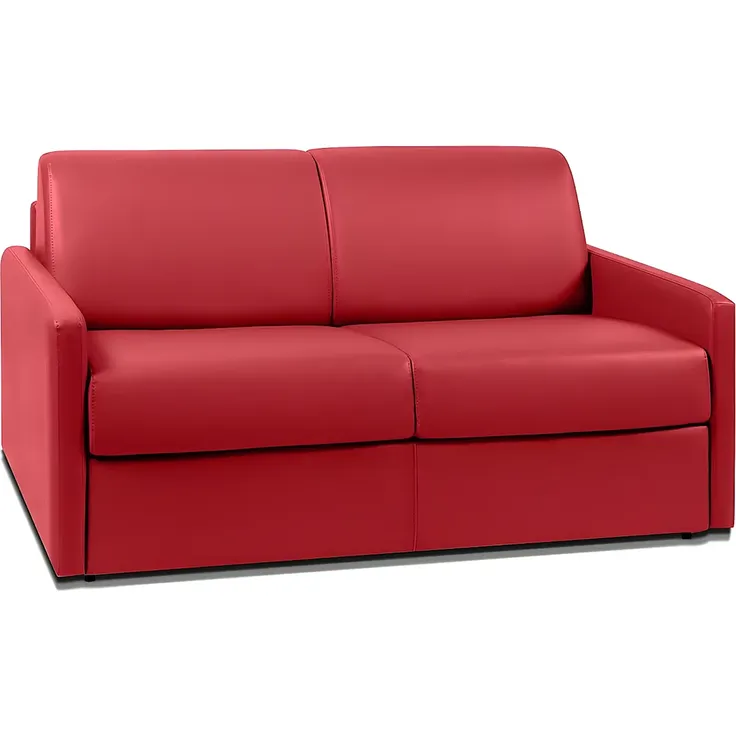 Vente-unique - CALIFE Sofa Kunstleder Rot - B 223 cm94 cm x H 85 cm x L 150 cm