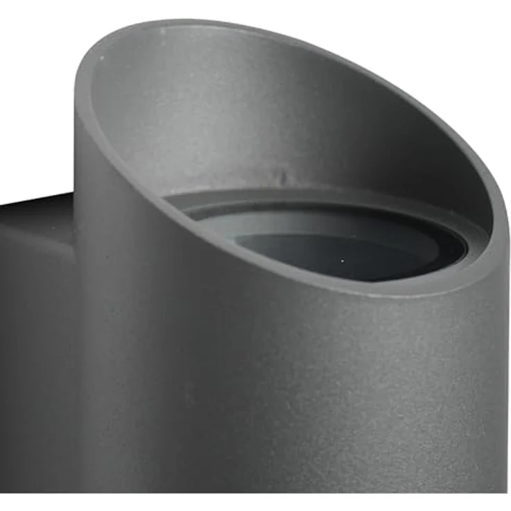 Nordlux Nico Wandleuchte 2218231050, rund, anthrazit, IP54, Außenleuchte ohne Leuchtmittel – Bild 5