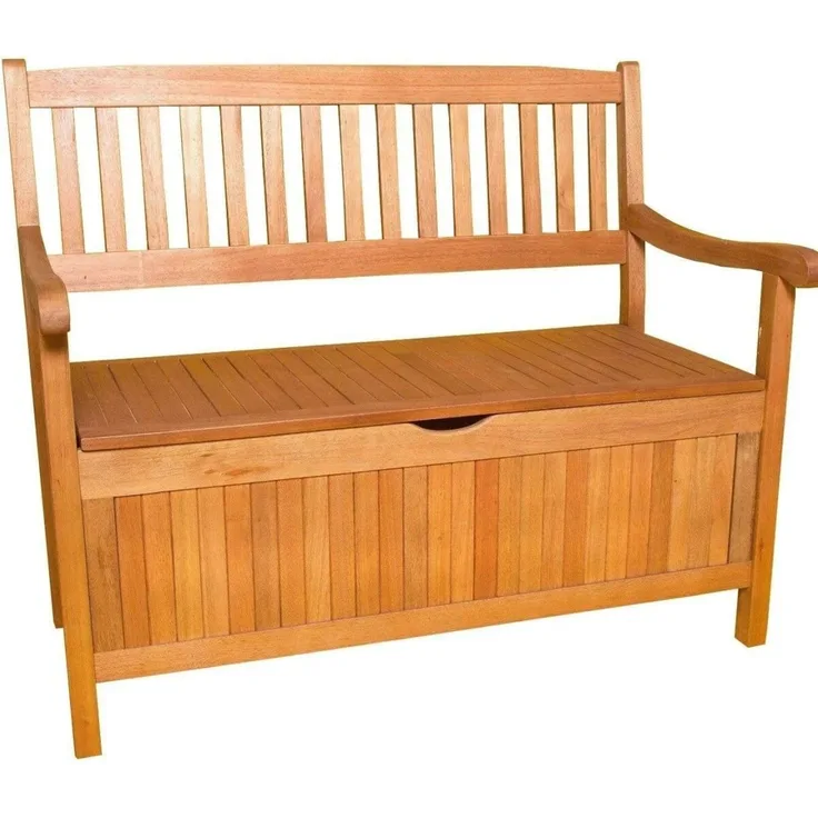 Truhenbank Greena 2er Sitz natur