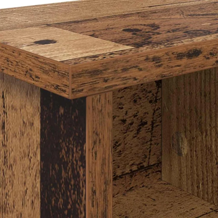 vidaXL Wandmontierter nachttisch Altholz 50 x 16 x 26 cm Holzwerkstoff 874313 – Bild 8