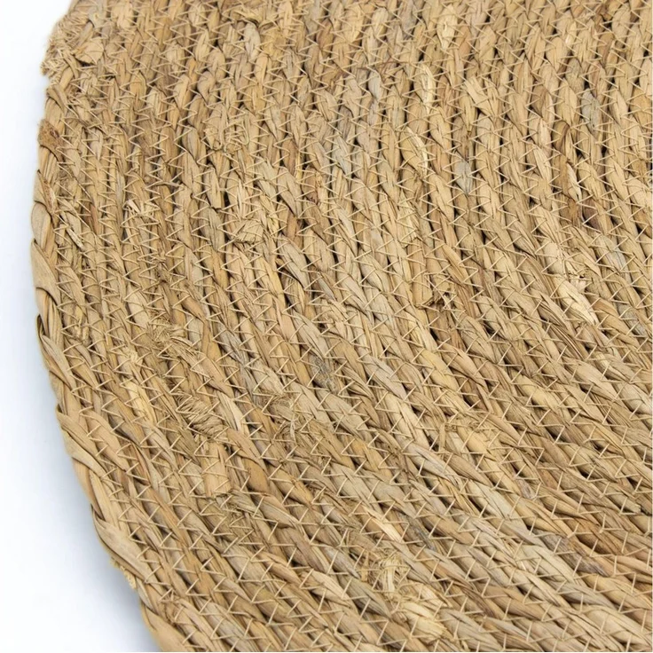 Spetebo Teppich aus Seegras Ø 80 cm, rund, Höhe: 10 mm, für Fußbodenheizung geeignet – Bild 2
