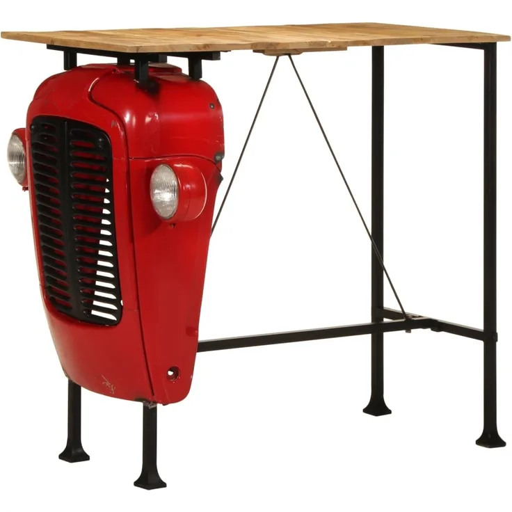 vidaXL 7-tlg. Bar-Set Massivholz Mango 4009370