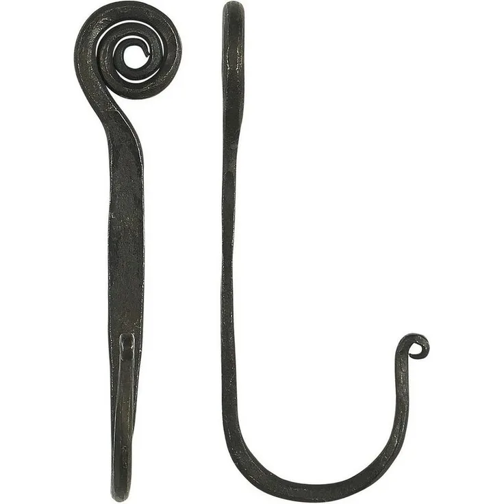 Wandhaken Haken Aufhänger Kreismuster Metall Schwarz Ib Laursen 57122-25