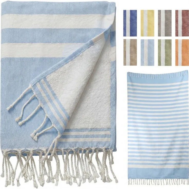 furora HOLIDAY Badetuch Saunahandtuch 100x200 cm Frottier - Badetuch XXL Strandhandtuch Groß, Frottee und Badetuch zugleich aus 100% Baumwolle in brillanten Farben