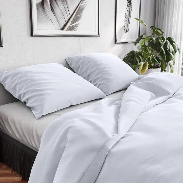 Wolkenfeld Kissenbezug Renforcé Kissenbezug Baumwolle - Natürlich weiches Schlafgefühl, (1 Stück), Größe 80x80, 40x80 und 70x90 cm, versteckter Reißverschluss – Bild 1