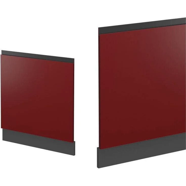 Frontblende R-Line Rot 59.6 cm J-Shape, ohne Arbeitsplatte Vicco – Bild 3