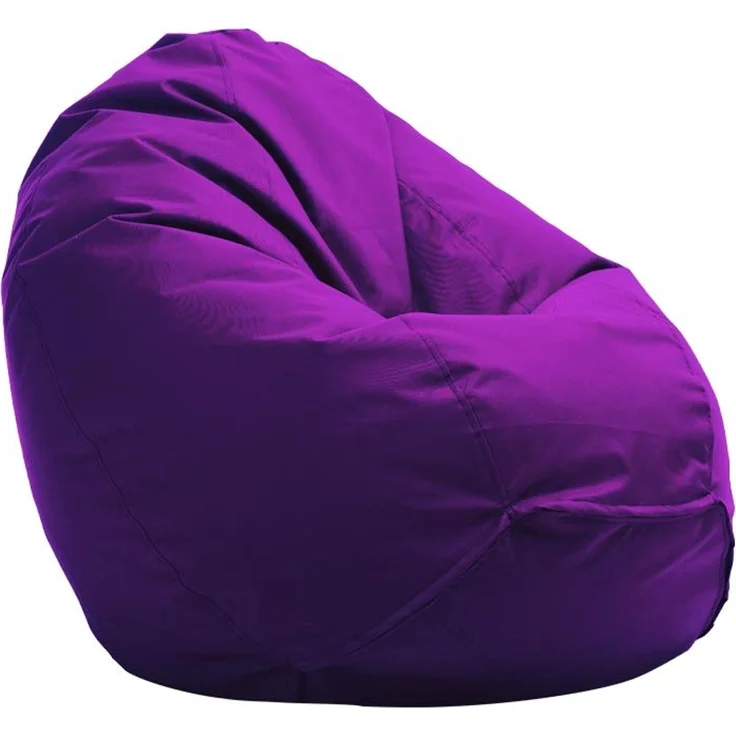 Bruni Kinder-Sitzsack Classico S in Violett – Sitzsack mit Innensack für Kinder, Abnehmbarer Bezug, lebensmittelechte EPS-Perlen als Bean-Bag-Füllung, aus Deutschland