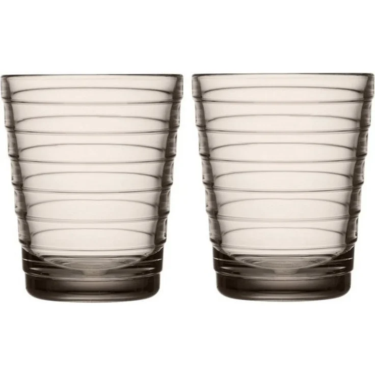 Iittala Aino Aalto Glas - 22 cl - Leinen - 2 Stück 1051122 – Bild 2