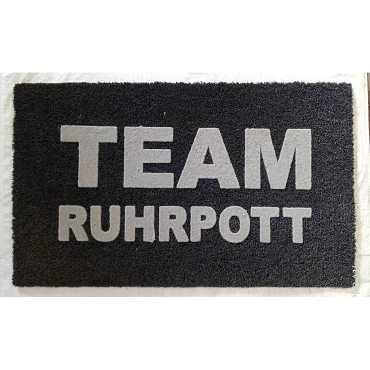 Pad Fußmatte Türvorleger Team Ruhrpott Anthrazit 45x75 cm
