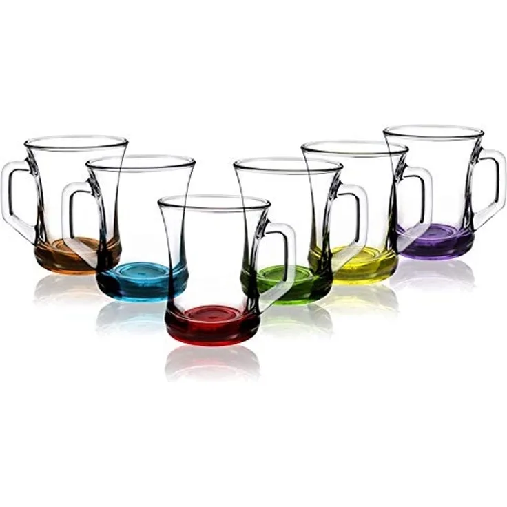 LAV 6 teiliges farbiges Gläser-Set ''Serie ZEN Plus'' 225 ml