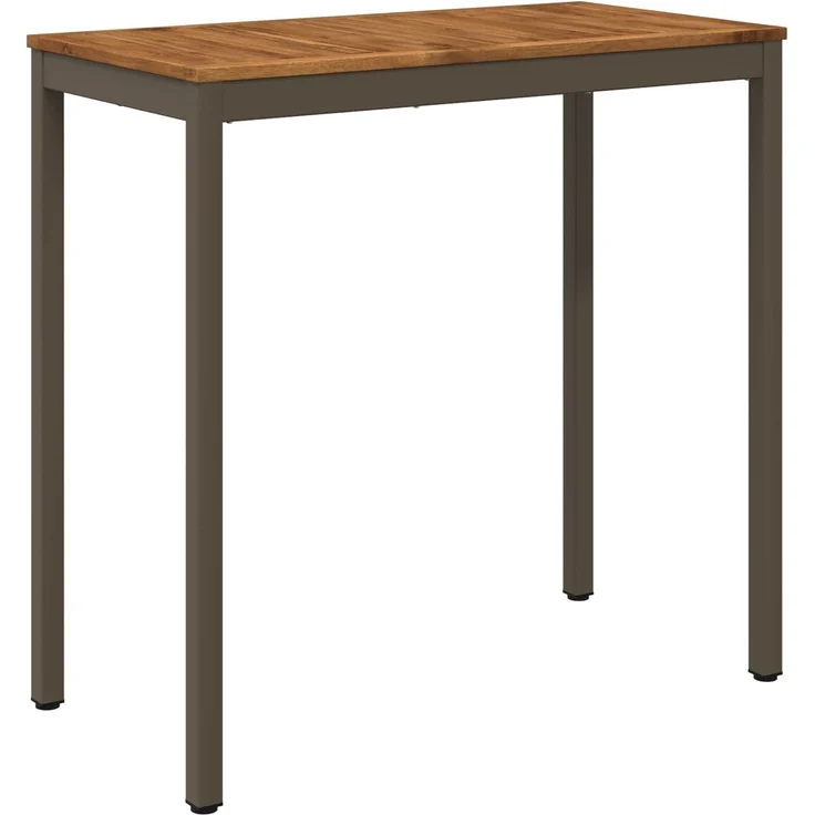 vidaXL Gartenbar-Tisch Natur und Kaffee 108,5 x 55 x 105 cm 901342 – Bild 2