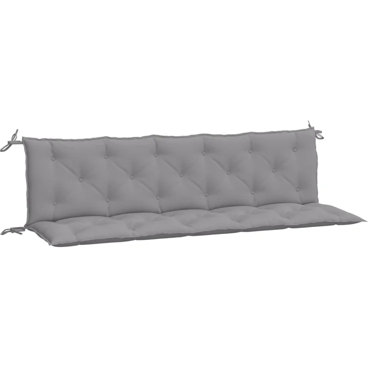 vidaXL Gartenbank-Auflagen 2 Stk. Grau 180x50x7 cm Oxford-Gewebe 361717 – Bild 1
