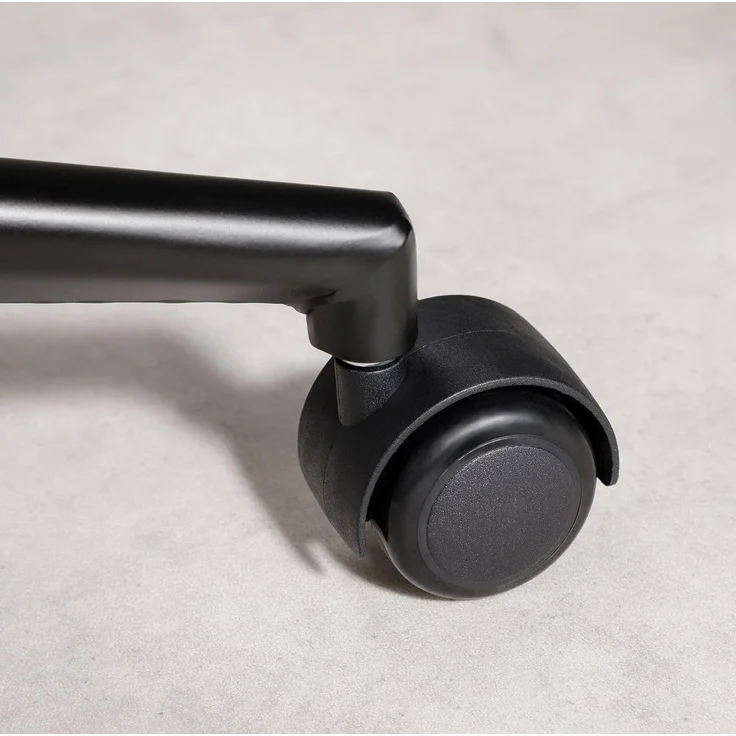 IDIMEX Drehstuhl YENGA, Ergonomischer Bürostuhl höhenverstellbar mit Stoffbezug – anthrazit – Bild 7