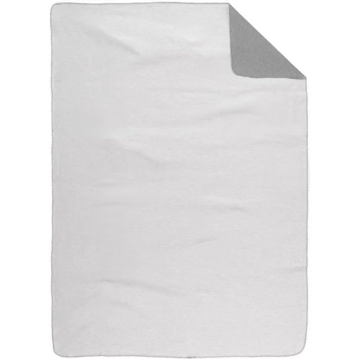 biberna Melange Wohndecke 1 x 150 x 200 cm UNI, kitt, 1 x 150 x 200 cm, grau – Bild 4
