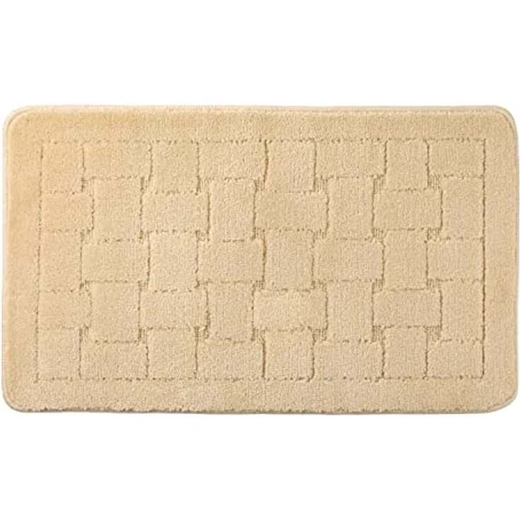 Emma Barclay Orkney Badematte, Kreuzschraffur, 45x75 cm, cremefarben – Bild 2