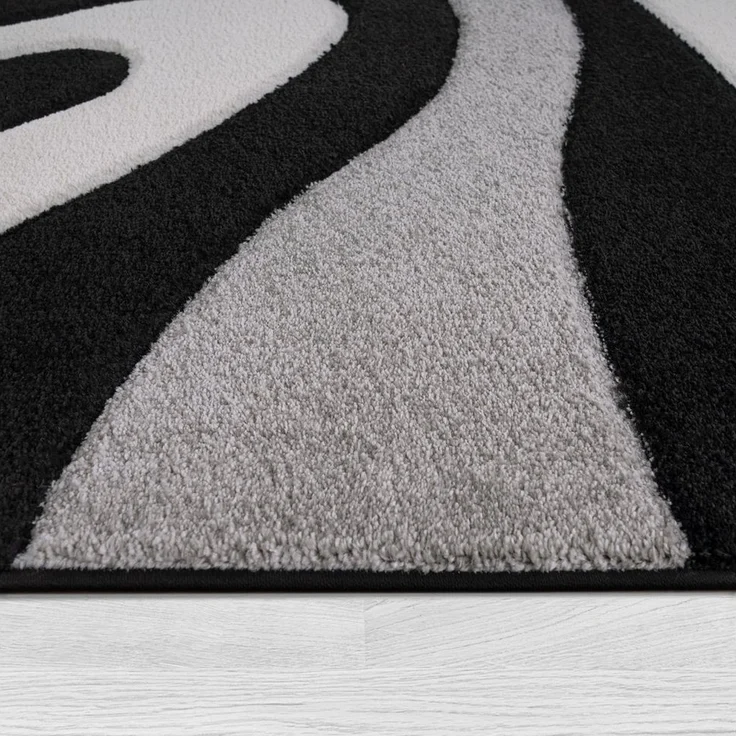 Paco Home Teppich Diamond 760, rechteckig, Höhe: 18 mm, Kurzflor, 3D-Design, modernes Wellen Muster, Kundenliebling – Bild 2