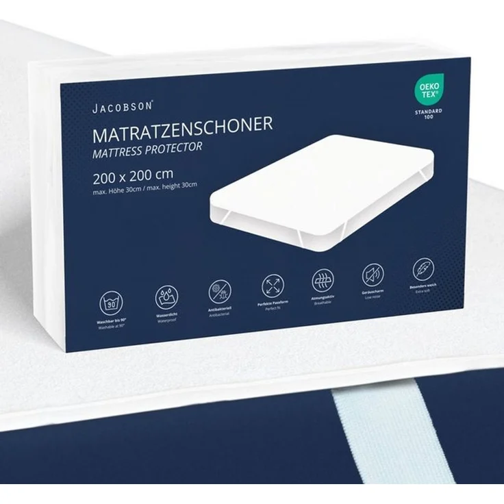 Matratzenschoner Jacobson, wasserdicht - Inkontinenzunterlage - 90°C Wäsche - Matratzenauflage – Bild 4