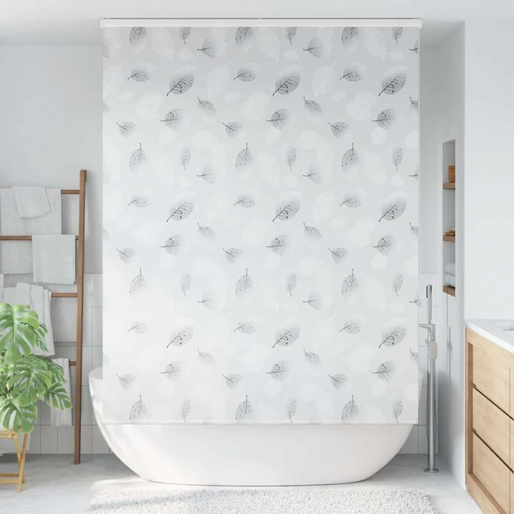vidaXL Duschrollo mit Kassette 150x240 cm Stoffbreite 146 cm 4014984 – Bild 2