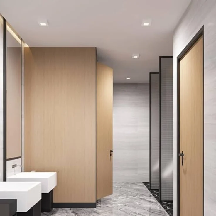 PRIOS LED Deckenleuchte Alette, moderne 1-flammige Badezimmerlampe aus weißem Aluminium mit energiesparendem Licht – Bild 5