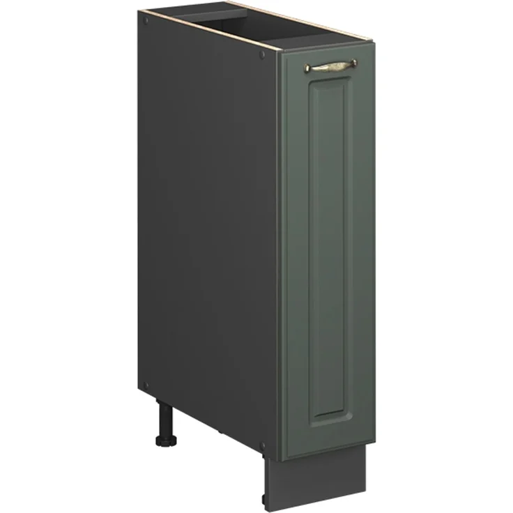 Apothekerschrank Fame-Line Grün-Gold Landhaus/Anthrazit 20 cm ohne Arbeitsplatte Vicco – Bild 1