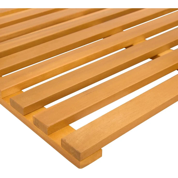vidaXL Badematte 2 stk. Natur 56 x 37 cm Massivholz Akazie 42025258 – Bild 8