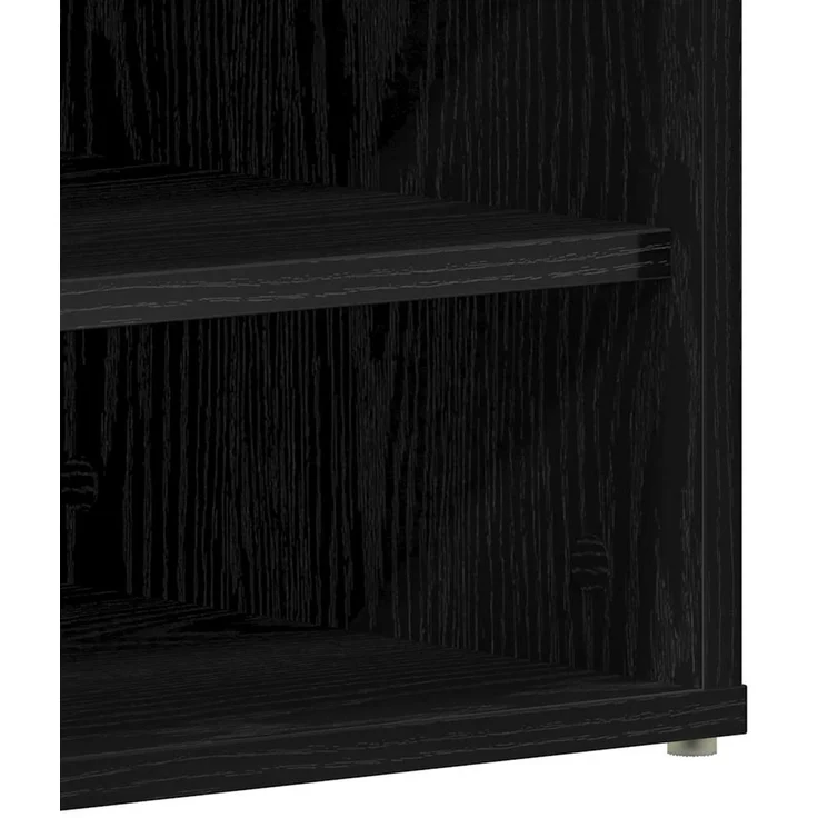 vidaXL Schuhschrank Schwarz Eichen-Optik 60 x 35 x 70 cm Holzwerkstoff 862683 – Bild 9