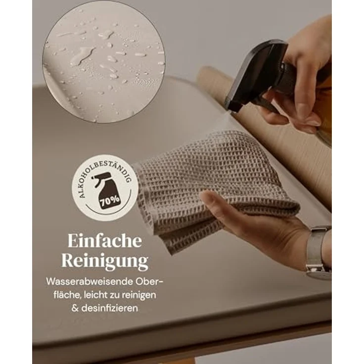 Leander Wickelunterlage Matty Mocca Braun – Bild 5