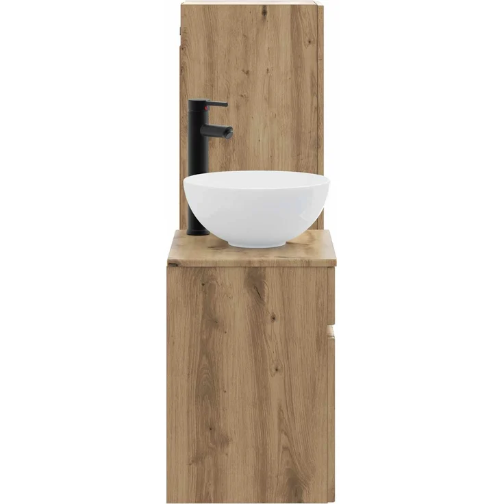 vidaXL Badezimmerschrank-Set 2 stk. Artisan-Eiche 33 x 34,5 x 100 cm 3406142 – Bild 3
