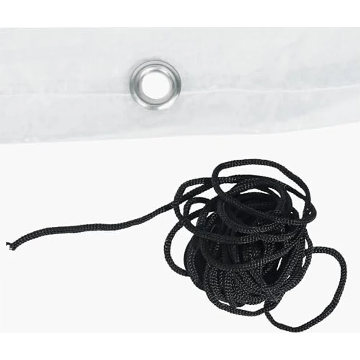 WERKA PRO Tischdecke 220x120x70cm, robuste Abdeckhaube aus Polyethylen mit Kordelzug und UV-Schutz – Bild 4
