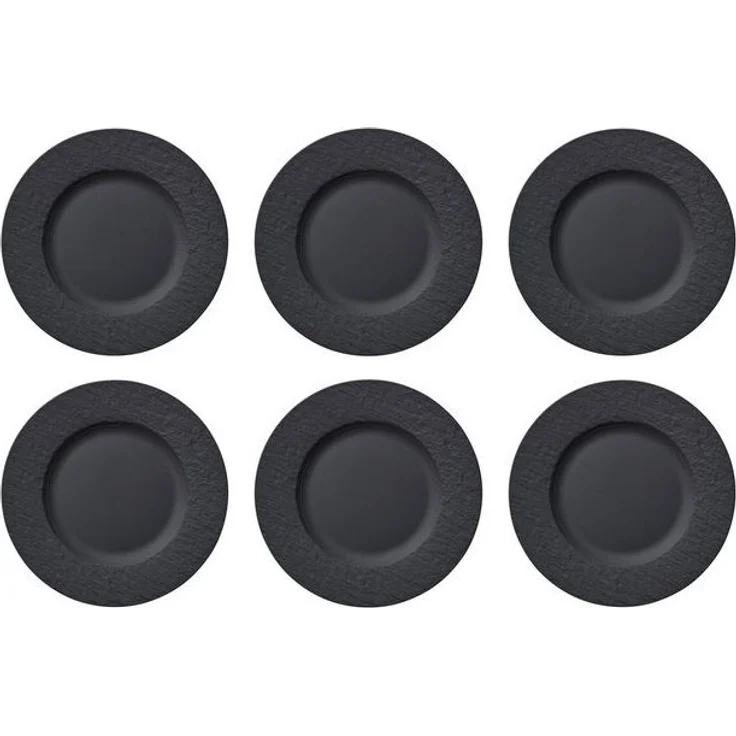 Villeroy & Boch Frühstücksteller Manufacture Rock, Spülmaschinengeeignet – Bild 3