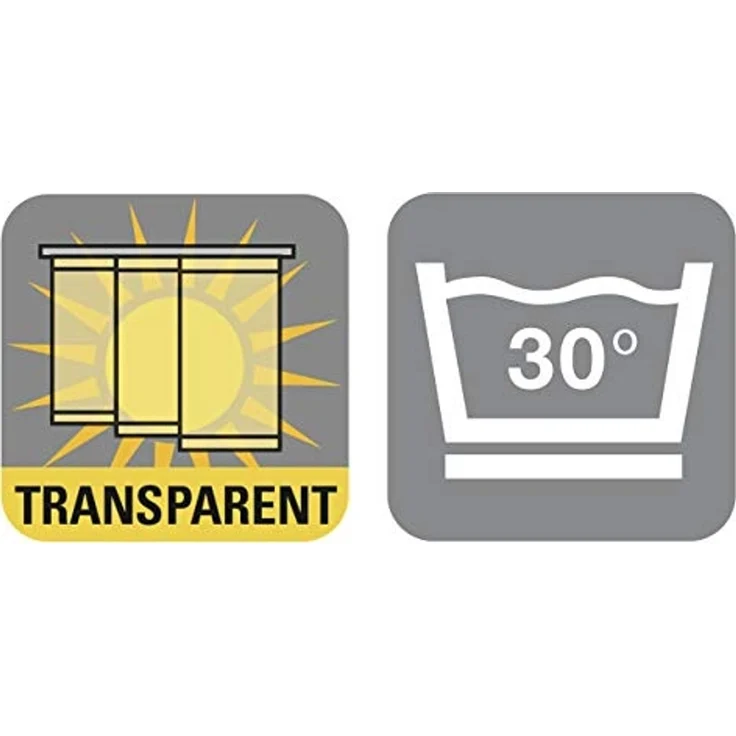 Flächenvorhang Basic Anthrazit – Bild 5