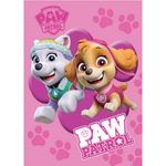 Wohndecke Paw Patrol Fleecedecke Schmusedecke Kuscheldecke rosa 100 x 140 cm, BrandMac
