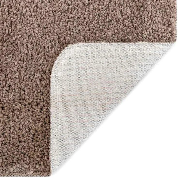 vidaXL Anti-Rutsch Badematten-Set 2 pcs Braun PP 4019857 – Bild 6