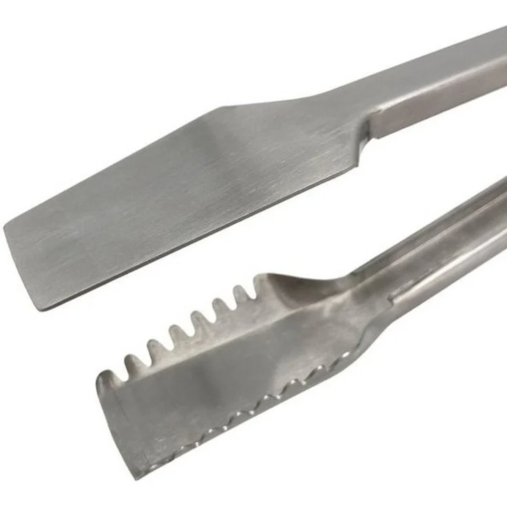 Grillfürst Grillzange Grillfürst Premium Edelstahl Grillzange mit Spatelkopf – Bild 3