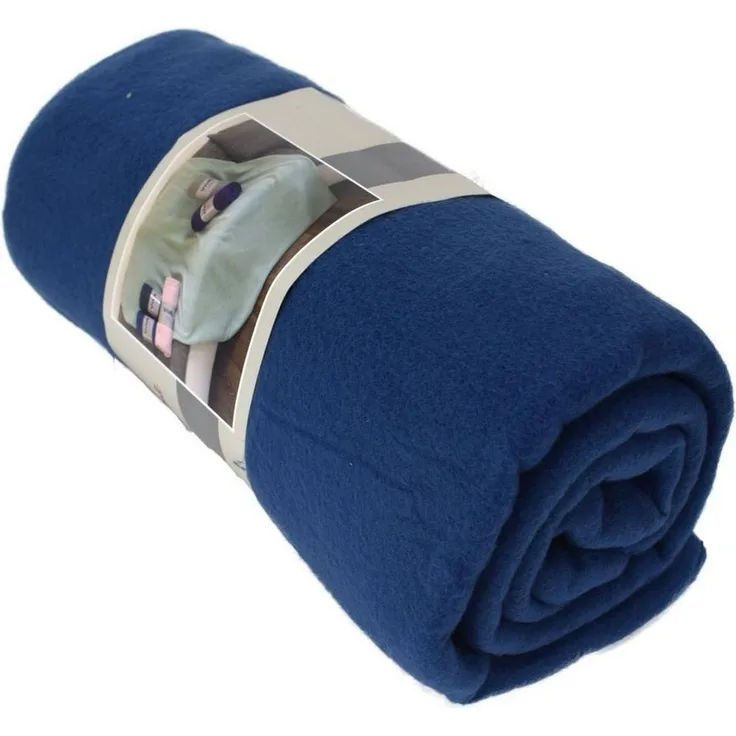 Color Expert 'Polarfleece' Fleecedecke, Polyester blau, 130 x 170 cm