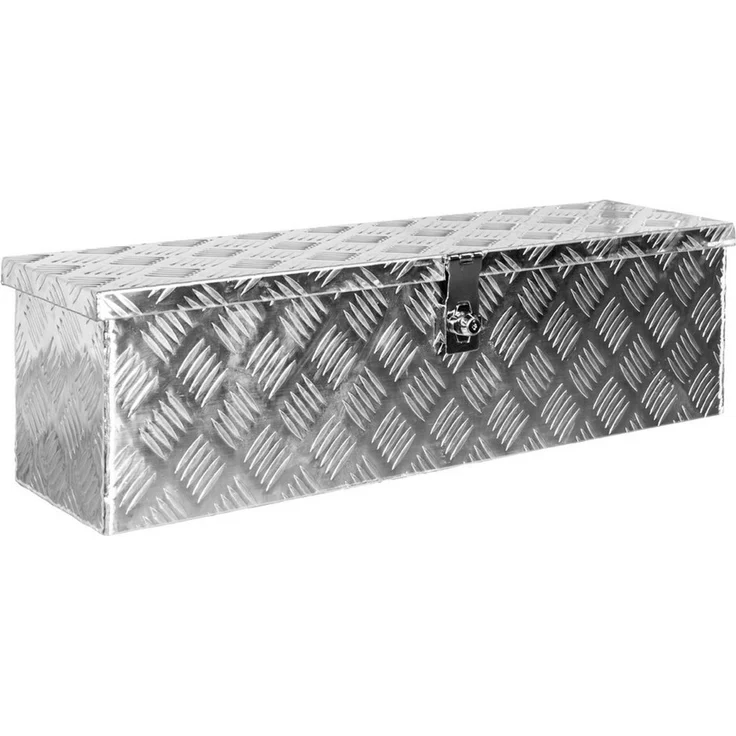 Trucky Anhänger-Deichselbox Truckbox Box Werkzeugkiste Anhängerbox Deichselbox 15 Größen Alumium – Bild 2