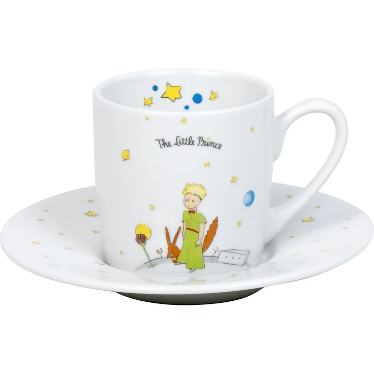 KÖNITZ 1150533040 Espressotasse Der kleine Prinz Geheimnis 85 ml, Porzellan / The Little Prince Secret