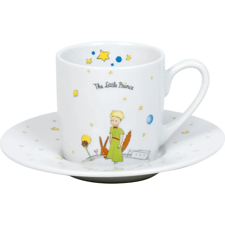 KÖNITZ 1150533040 Espressotasse Der kleine Prinz Geheimnis 85 ml, Porzellan / The Little Prince Secret – Bild 1