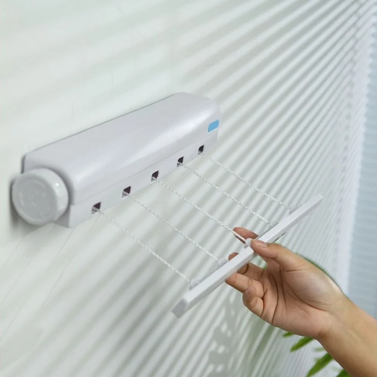Euroshowers GmbH Wand-Wäscheleine Ausziehbar Stockholm 18,75 m – Bild 3