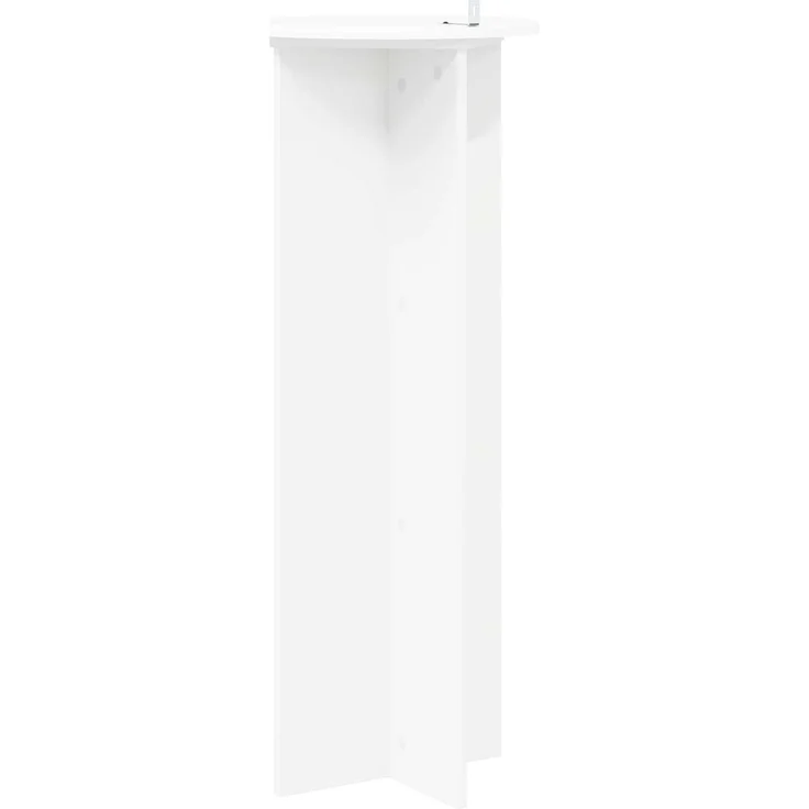 vidaXL Pflanzenständer 2 stk. Weiß Ø40 x 100 cm Holzwerkstoff 899690 – Bild 8