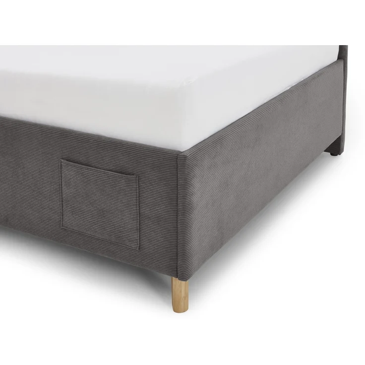 Polsterliege >Cool mit BK< Liegefläche 120x200cm, Anthrazit, Stellmaß: 130x90x210cm (BxHxT) – Bild 7