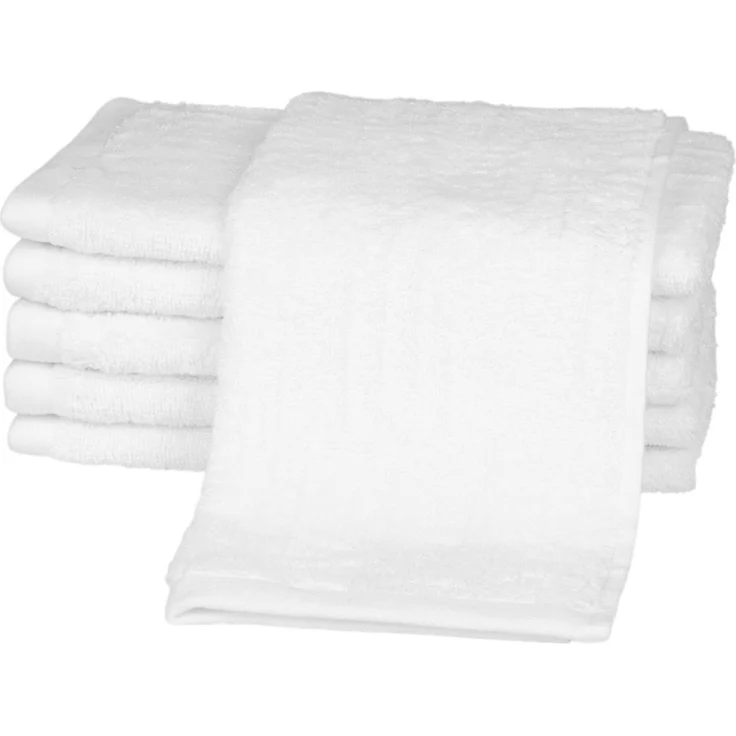 ROSS Gästehandtuch Premium, Frottier (6-St), 100% Baumwolle – Bild 1