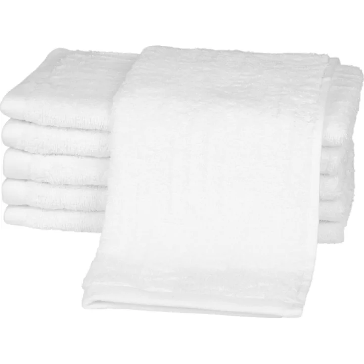 ROSS Gästehandtuch Premium, Frottier (6-St), 100% Baumwolle