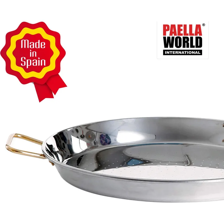 Paella-Pfanne aus Edelstahl Ø 70 cm