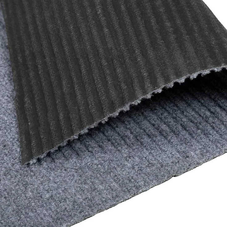 vidaXL Teppichläufer Hellgrau 80 x 250 cm Stoff 42011429 – Bild 6