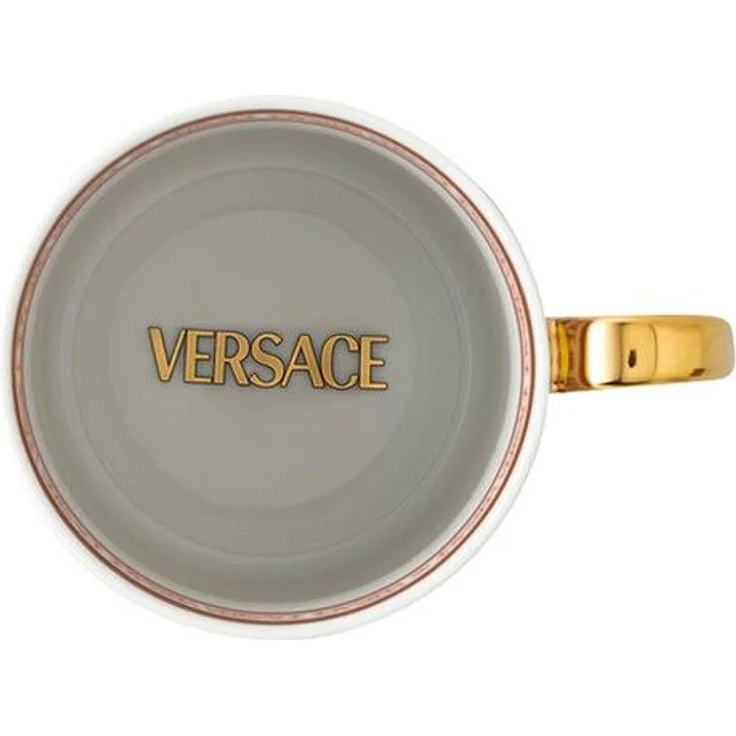 Rosenthal Versace La Greca Signature Red Becher mit Henkel – Bild 2