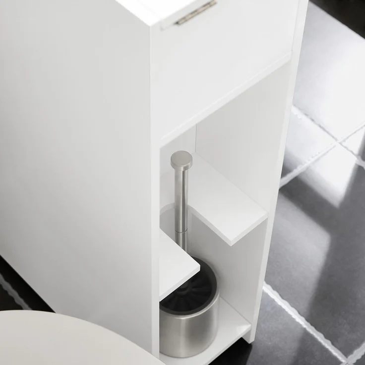 SoBuy BZR111-W Badunterschrank, MDF, Lackiert, Weiß, 60 x 75 x 17 cm – Bild 10