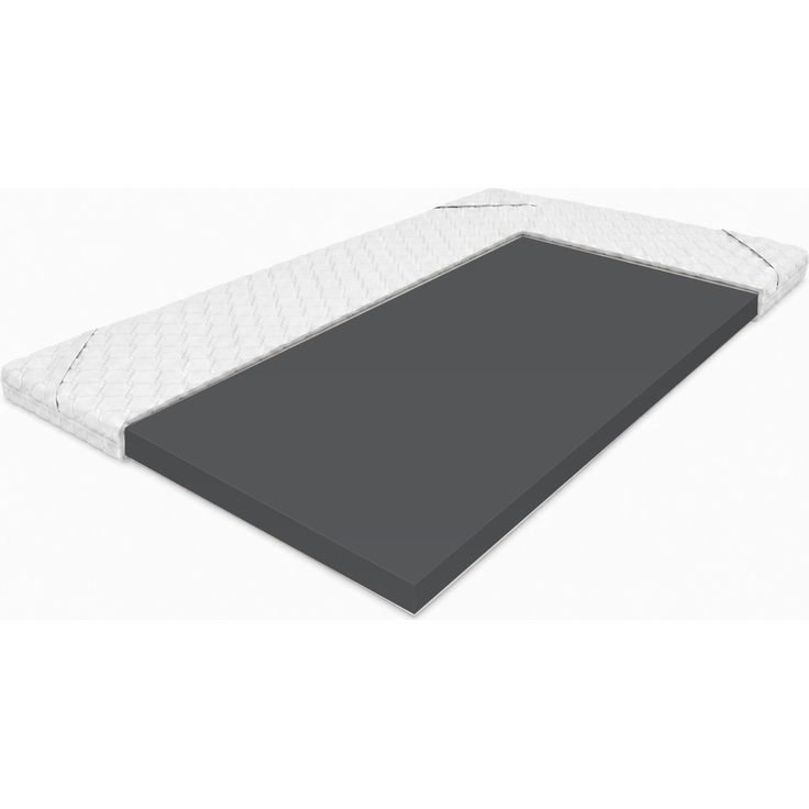 Crownmiller Titan 160x200 cm extra fest, Komfortschaumtopper, 5 cm hoch, abnehmbarer Bezug, 60 Grad waschbar, Oeko-TEX 100