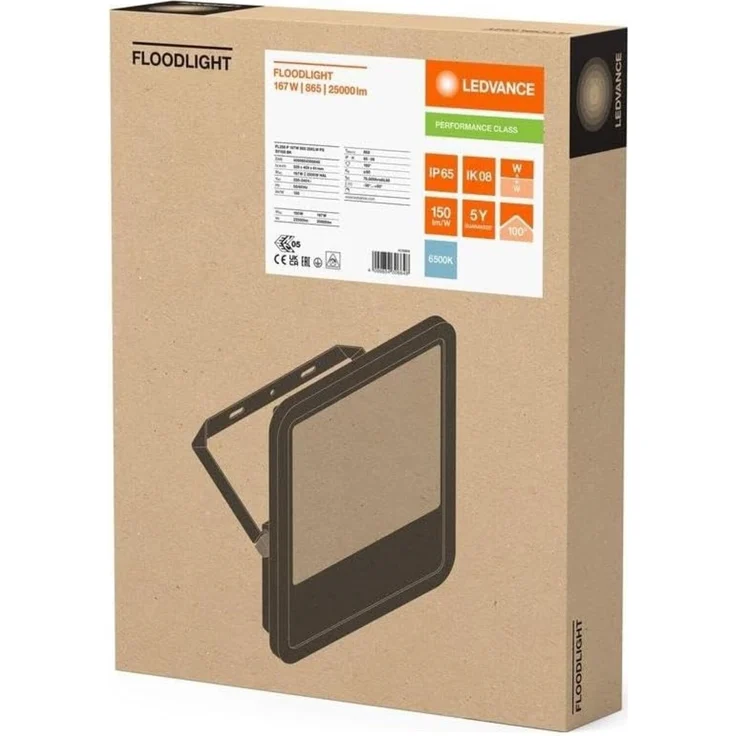 LEDVANCE FLOODLIGHT FL 250 P 167W 25KLM 865 PS SY100 BK – Bild 2