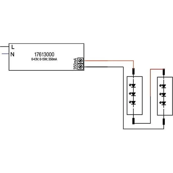 Brumberg 17613000 LED-Konv. 350mA, 15W max. 43V,nicht dimmb. – Bild 2